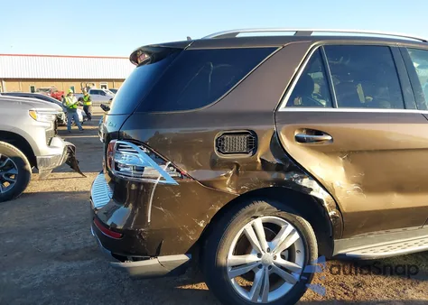 2013 Mercedes-Benz Ml 350 4Matic из США, поврежденный, VIN 4JGDA5HBXDA185087